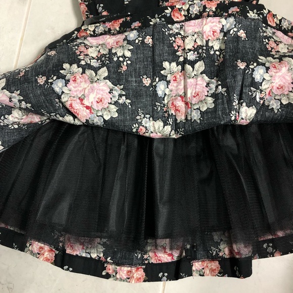 Strapless Floral Dress - like new (only worn once) - Picture 3 of 12